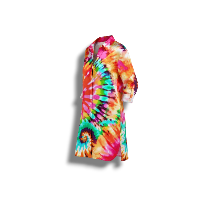 Valencia - Classic Summer Women's Dress with Vibrant Colors and Unique Design